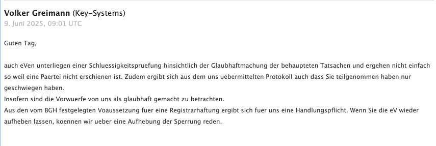 volker-greimann-key-systems-gmbh-sperrt-website-ohne-rechtsgrundlage Absurde Antwort der Key-Systems GmbH durch Syndikusrechtsanwalt Volker Greimann